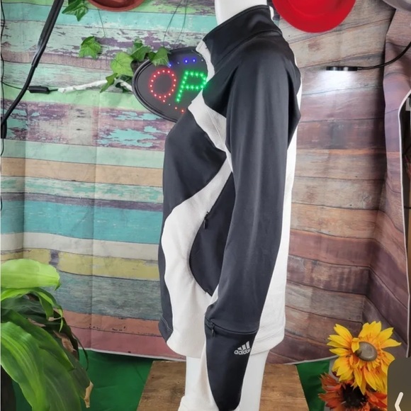 ADIDAS B&W track athletic jacket - Picture 4 of 6